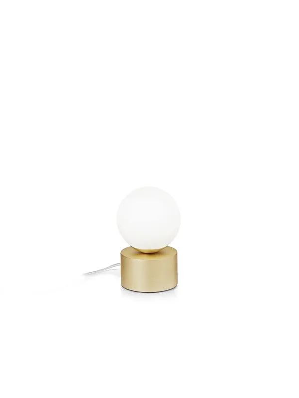 Novità Lumetto moderno design minimal oro con sfera 1 luce DL1791