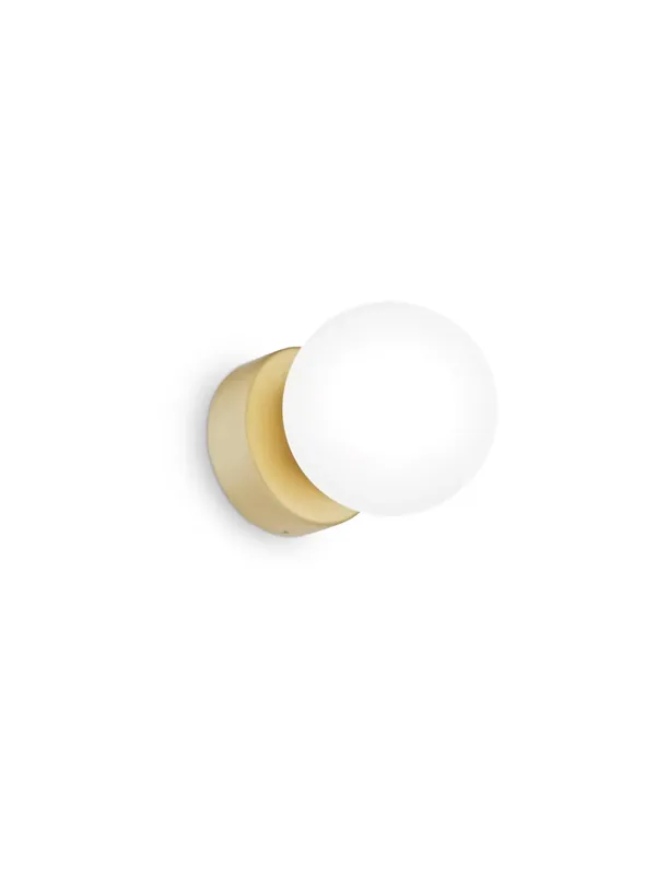Occasione Applique moderno design minimal oro con sfera 1 luce DL1790
