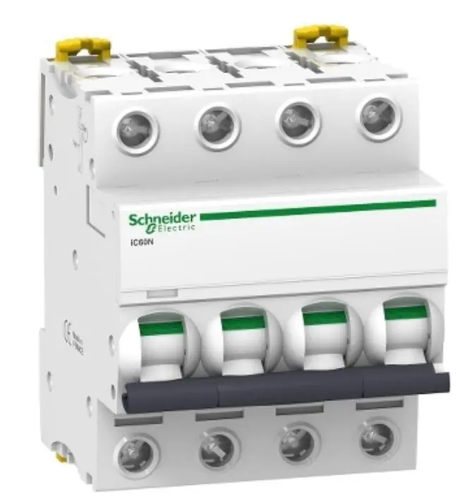 Interruttore magnetotermico Schneider Electric Acti9 iC60N 4P 50A 6000A curva C -A9F79450 Subito Disponibile