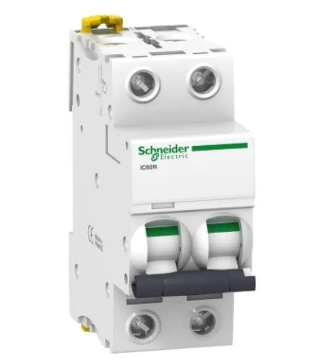 Interruttore magnetotermico SCHNEIDER ELECTRIC Acti9 iC60N 2P 6A 6000A curva C -A9F79206 Ultime Pezzi