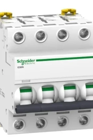 Ultime Pezzi Interruttore magnetotermico Schneider Electric Acti9 iC60N 4P 20A 6000A curva C -A9F79420