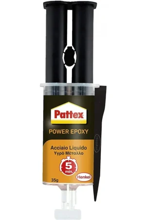 Prezzo Basso Colla bicomponente Pattex Power Epoxy Acciaio Liquido Mix 35g