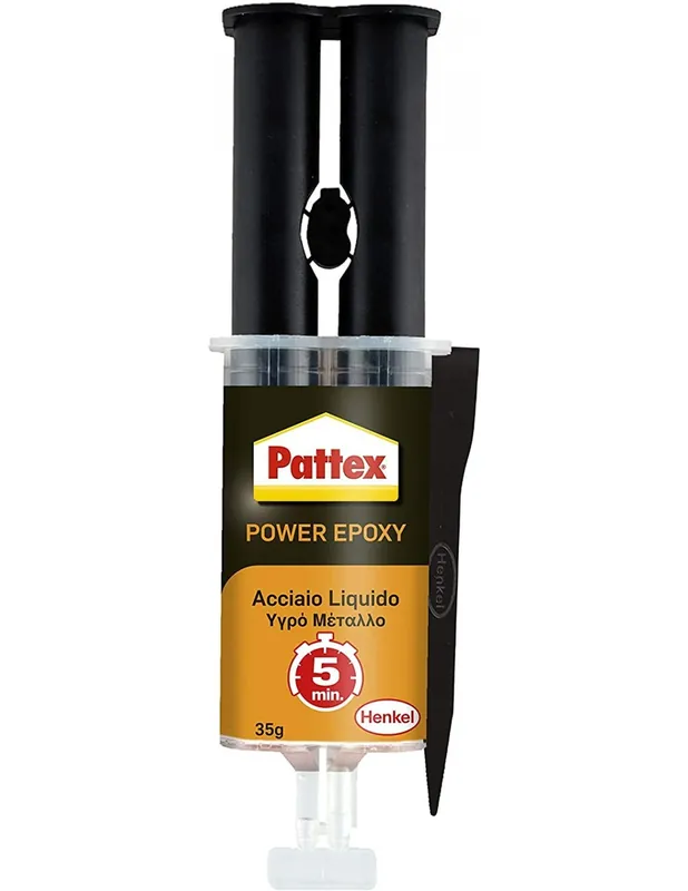 Prezzo Basso Colla bicomponente Pattex Power Epoxy Acciaio Liquido Mix 35g