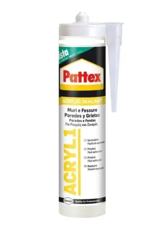 SILICONE ACRILICO ACRIL-ONE BIANCO 300ml PATTEX Offerta Del Giorno