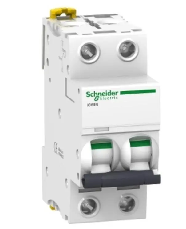 Interruttore magnetotermico Schneider Electric Acti9 iC60N 2P 32A 6000A curva C -A9F79232 Promozione