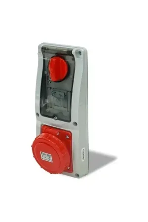 A Buon Prezzo rosi presa interbloccata con portafusibili 3p+n+t 16a 380v ip67 verticale 5p 16.3416R6-I