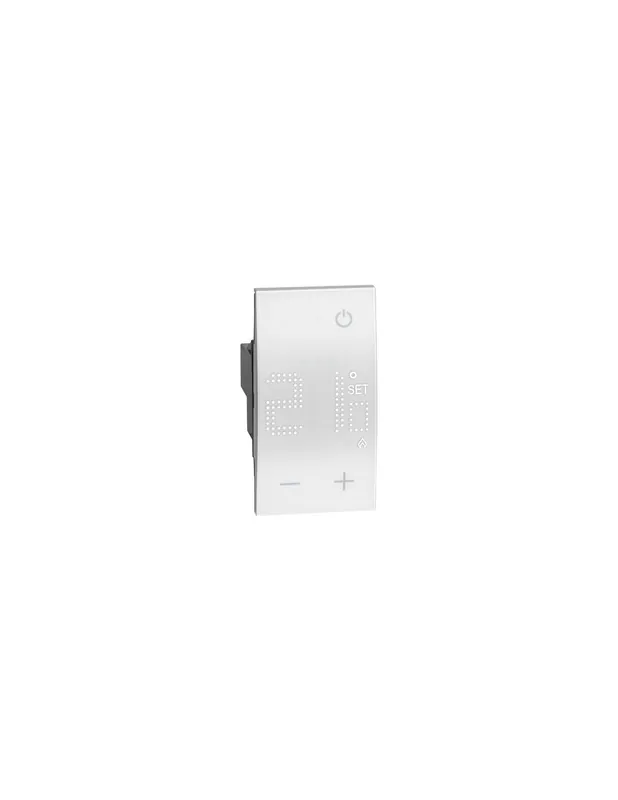 Termostato ambiente elettronico 2 moduli bianco Miglior Prezzo