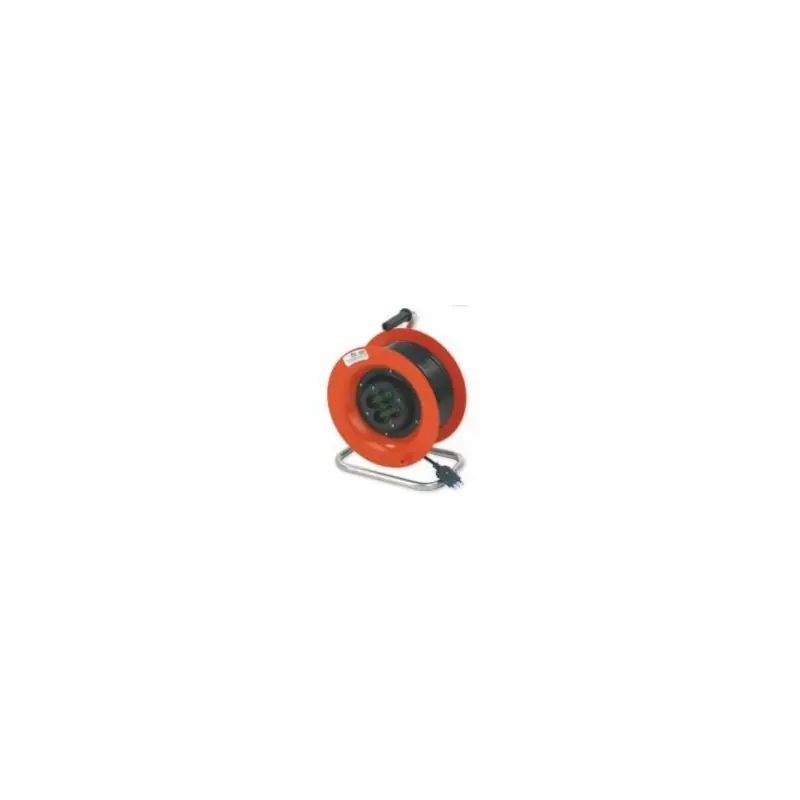 Vendita Finale rosi avvolgicavo industriale prolunga elettrica da cantiere 40 metri 3x1,5 + 4 prese schuko + disgiuntore 4092