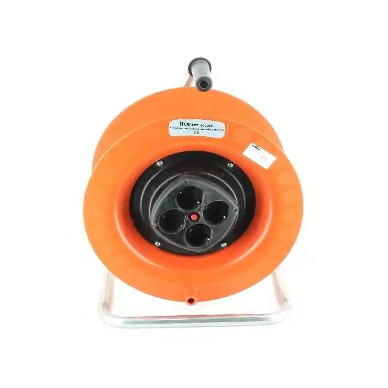 rosi avvolgicavo cee vuoto prolunga elettrica da cantiere senza cavo con 4 prese schuko bivalenti 4092sc Ultime Pezzi