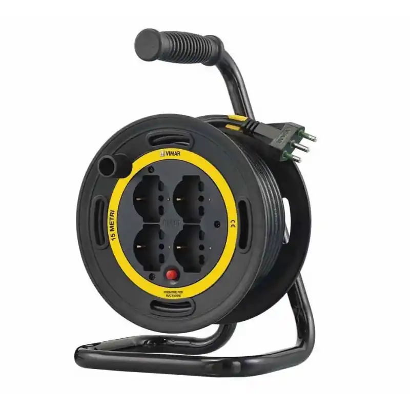 vimar avvolgicavo 16a 4 uscite universali 15m vimar 0p32730 Offerta