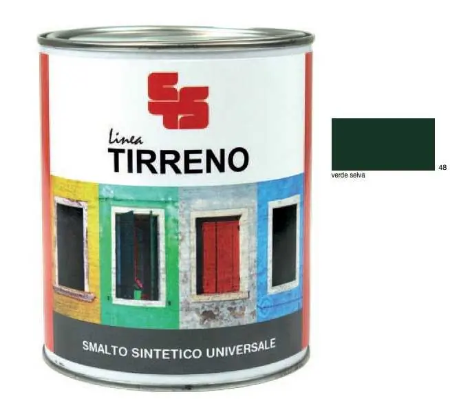 TIRRENO SMALTO SINTETICO VERDE SELVA 750ml Prezzo Basso