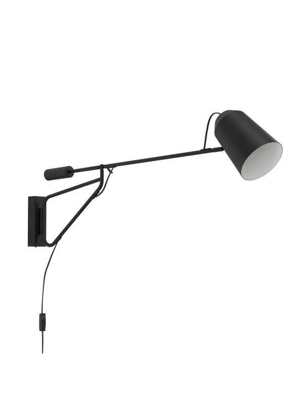 Applique moderno minimal orientabile design nero GL1670 Non Perdere