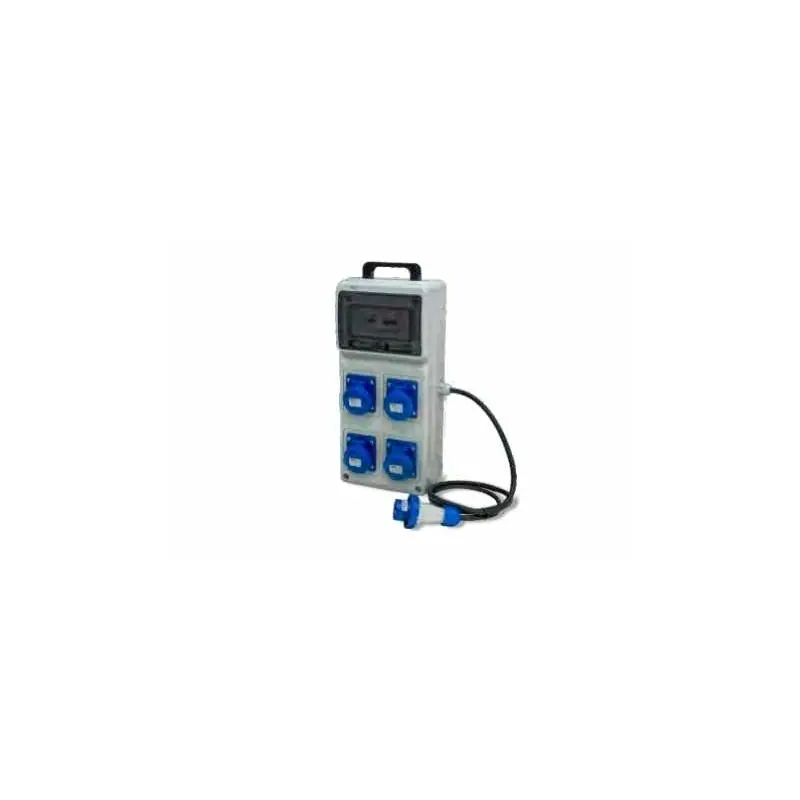 Scelto Dai Clienti rosi quadro da cantiere asc portatile 4 prese 16a 3 poli ip67 monofase 2240