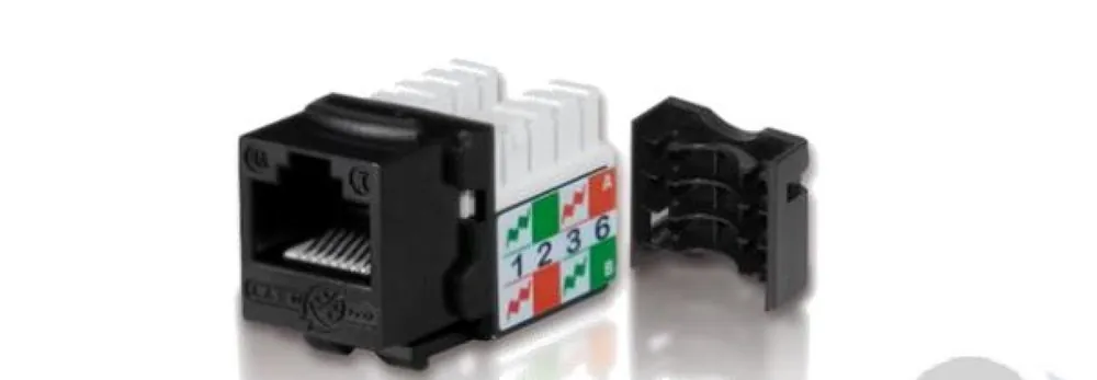 Prezzo Scontato Presa Rj45 Item U/UTP cat5E nero - 50102