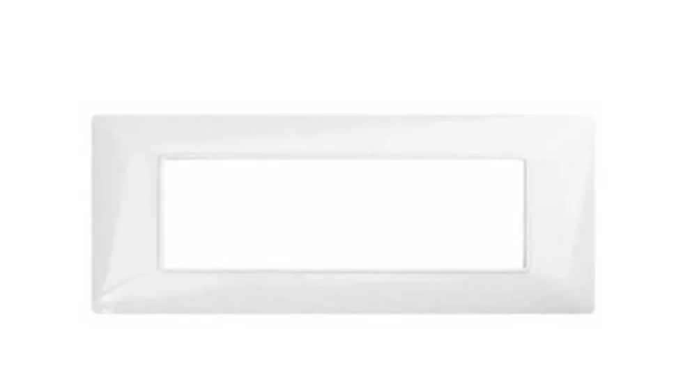 Occasione Placca tecnopolimero Joy compatibile Bticino Matix 6 moduli bianco - M8007-01 - JOY-P5006-BI