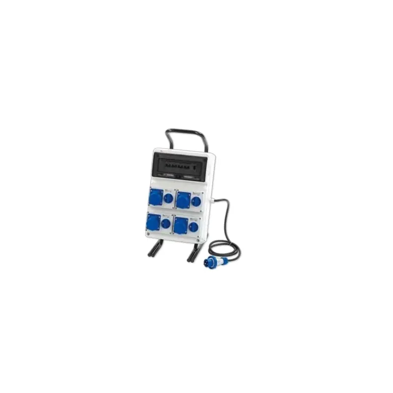 rosi quadro da cantiere portatile con cavalletto asc 4 prese monofase 16a 220v ip67 e protezione differenziale 2200c Quantità Limitata