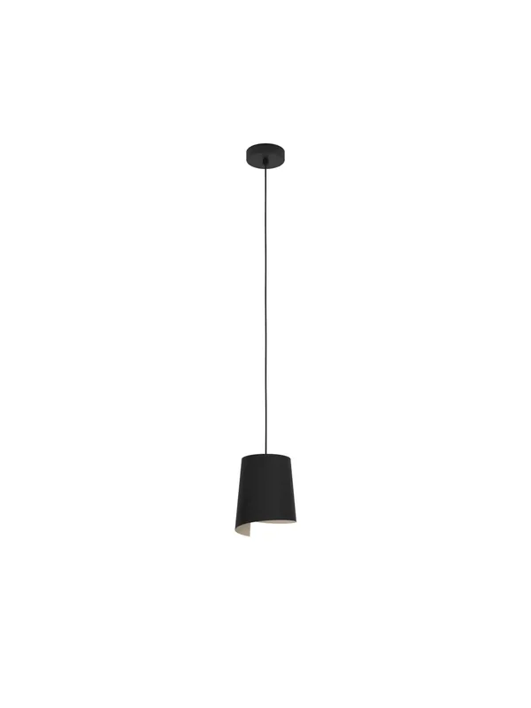 Promo Stagionale Lampadario a sospensione moderno design nero e sabbia a 1 luce GL1657