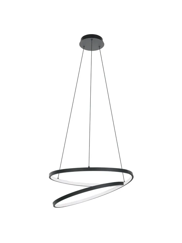 Lampadario a led moderno design nero soggiorno camera GL1654 Scelto Dai Clienti