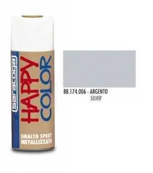 SMALTO SPRAY 400ml METALLIZATO ARGENTO Prezzo Ridotto