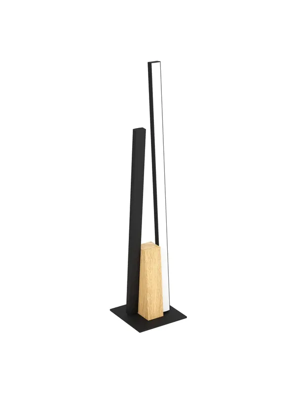 Lumetto moderno a led design nero e legno chiaro GL1646 Scelto Dai Clienti