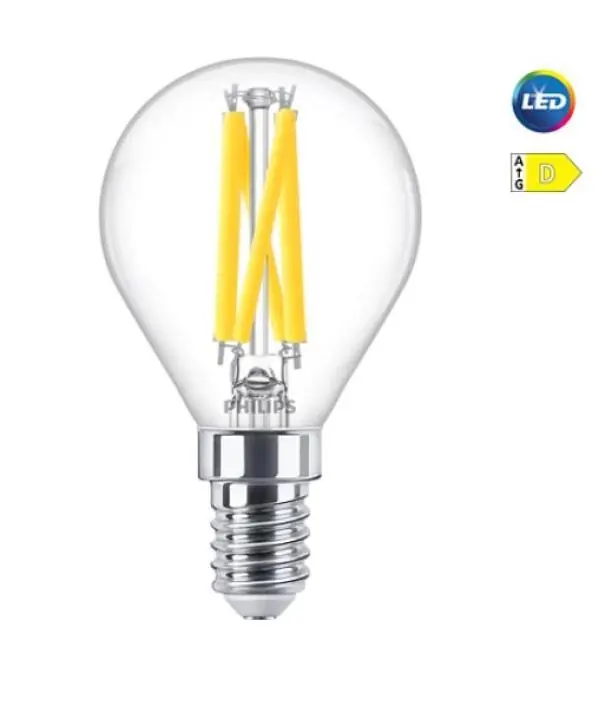 Soddisfatti O Rimborsati Lampadina led P45 Philips E14 5,9W 2200-2700K - MLLUS60927E14