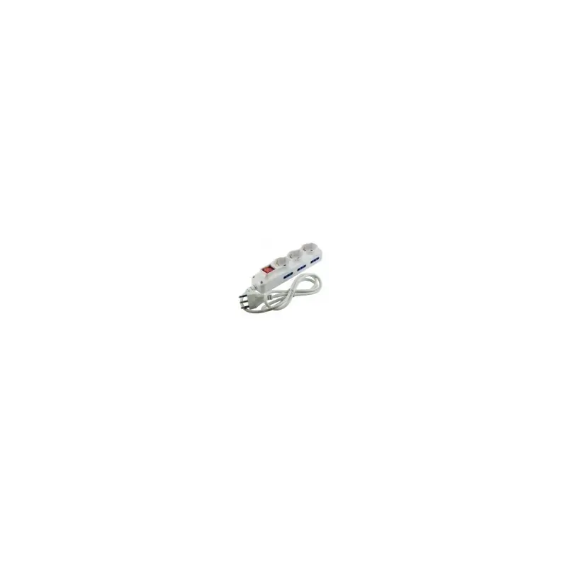 faeg 19503 multipresa universale 16a con 3 schuko 6 bipasso con interruttore luminoso con cavo fg19503 Sconto