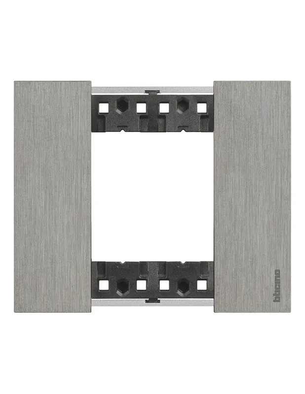 Soddisfatti O Rimborsati Placca 2 moduli living now acciaio materiale zama