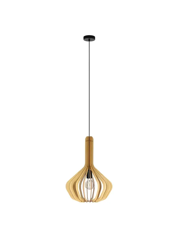 Ultimissimo Modello Lampadario a sospensione moderno in legno acero a 1 luce GL1641