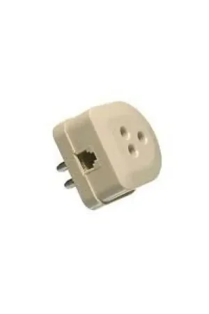 Acquista Ora faeg 15026 spina con presa mignon attacco plug 6/4 con filtro adsl fg15026