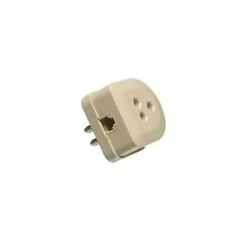 Acquista Ora faeg 15026 spina con presa mignon attacco plug 6/4 con filtro adsl fg15026