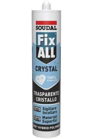 ADESIVO SIGILLANTE MS POLYMER IBRIDO FIX ALL CRYSTAL 290ml Prezzo Conveniente