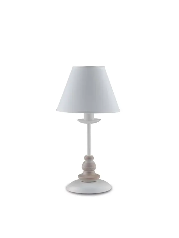 Vendita Finale Lumetto contemporaneo shabby chic tortora e bianco 1 luce luxury lgt 056