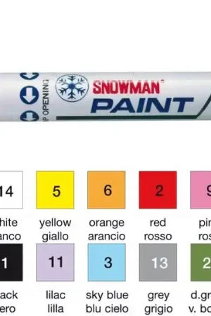 Ultime Pezzi Pennarello indelebile marcatore e per ritocco Paint Marker Snowman - MARRONE