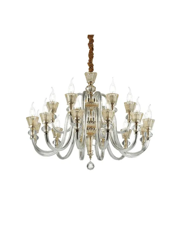 Ideal Lux Strauss SP18 lampadario classico di lusso E14 40W Vendita Finale