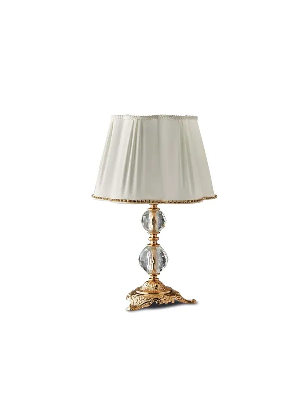 Reso Gratuito Lumetto classico ottone e cristallo 1 luce luxury lgt 037 design swarovsky
