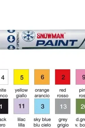 Compra Oggi Stesso Pennarello indelebile marcatore e per ritocco Paint Marker Snowman - GRIGIO