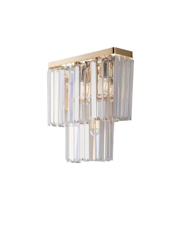 Compra Online Applique classico oro in cristallo 3 luci luxury lgt 026 design swarovsky
