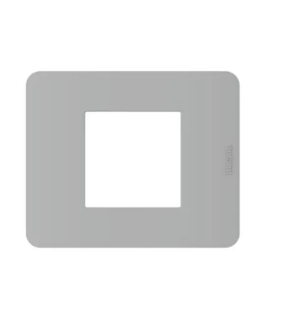 Prezzo Basso Placca Bticino MatixGo 2 moduli grigio - JA4802JG