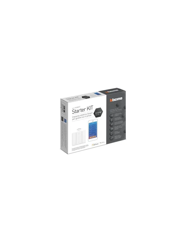 Compra Online Starter kit k1000kit per gestire luci e prese living now bticino