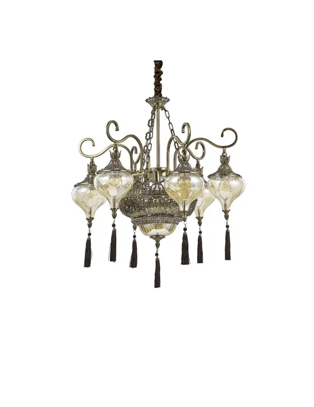 Ideal Lux Harem SP9 lampadario classico per soggiorno E27 60W Solo Oggi