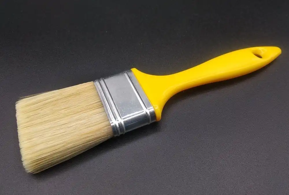 Promozione Pennellessa manico plastica pieno-mix setola bionda 50mm per tutti i tipi di smalti e vernici a solvente