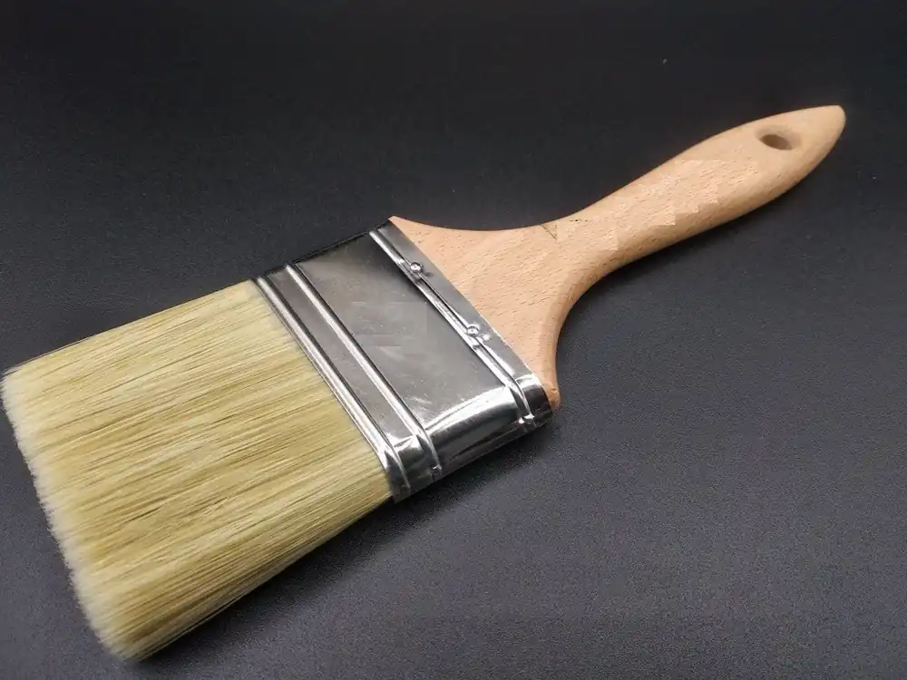 Quantità Limitata Pennellessa manico Eco Wood con setola bionda professionale 40mm per smalti e vernici a solvente