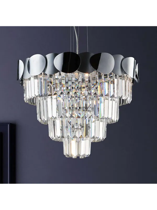 Lampadario moderno lusso in cristallo 8 luci luxury lgt 009 design swarovsky Spedizione Espresso