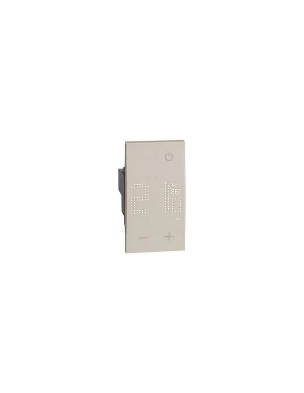 Termostato ambiente elettronico 2 moduli sabbia km4441 bticino Prezzo Basso