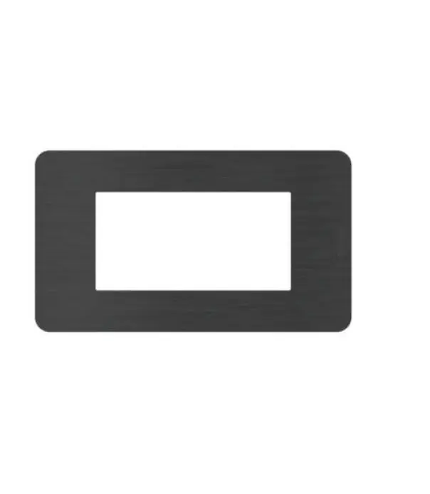 Super Prezzo Placca Bticino MatixGo 4 moduli nero nichel - JA4804EN
