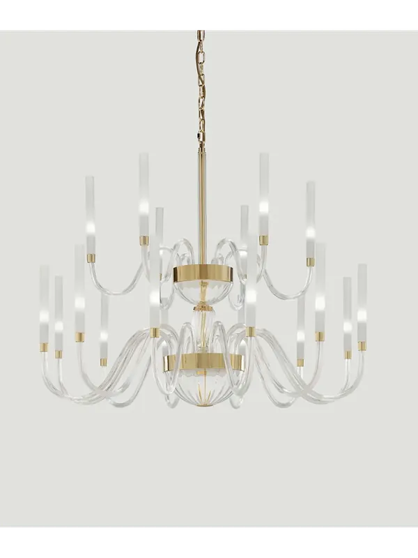 Lampadario classico lusso in cristallo 18 luci luxury m156 design swarovsky Offerta Limitata