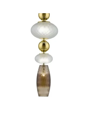 Bestseller Lampadario sospensione lusso vetro soffiato 5 luci luxury m154 design murano