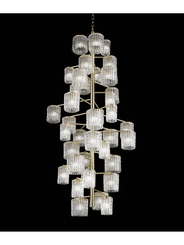 Lampadario classico lusso in cristallo 39 luci luxury m149 design swarovsky Bestseller