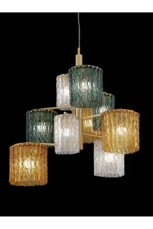 Super Prezzo Lampadario classico lusso in cristallo color 9 luci luxury m148 design swarovsky