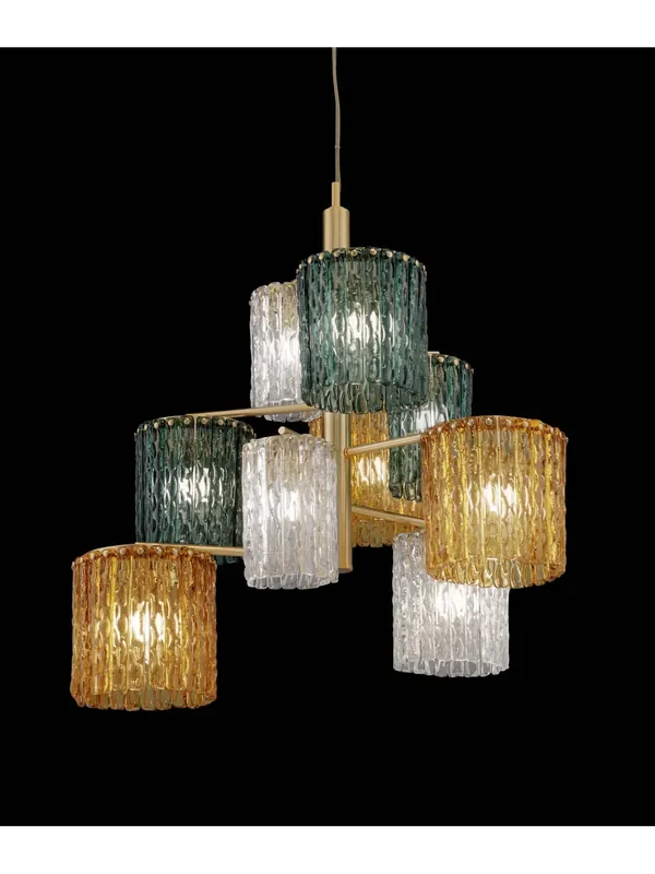 Super Prezzo Lampadario classico lusso in cristallo color 9 luci luxury m148 design swarovsky